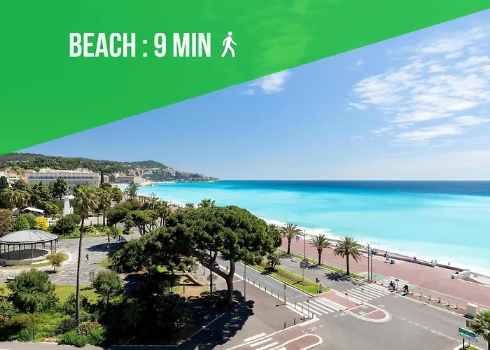 2 - Hyper Centre - Air-conditioned - Terrace - Quiet - Tramway - Equipped Kitchen - Wifi * Nizza