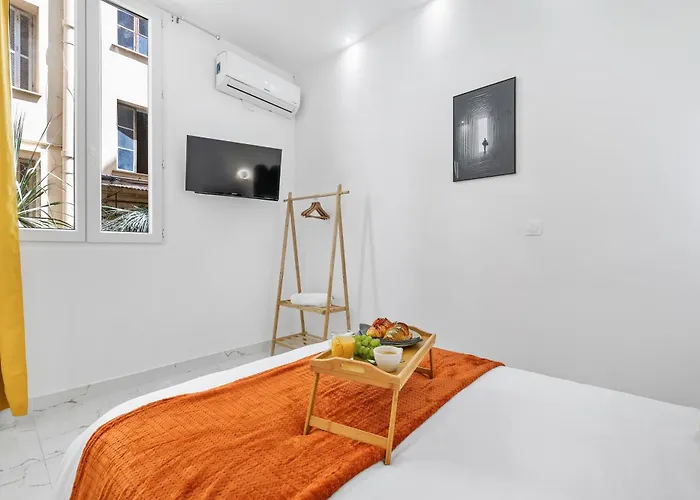 Appartamento 2 - Hyper Centre - Air-conditioned - Terrace - Quiet - Tramway - Equipped Kitchen - Wifi Nizza